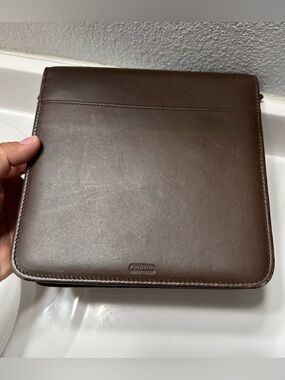 Vintage Coach Brown Leather PadFolio/ Organization Case